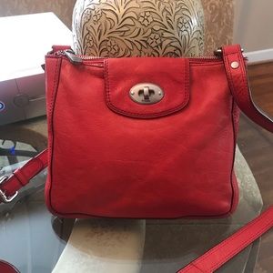 Fossil “Marlow” Leather Crossbody Good Condition!